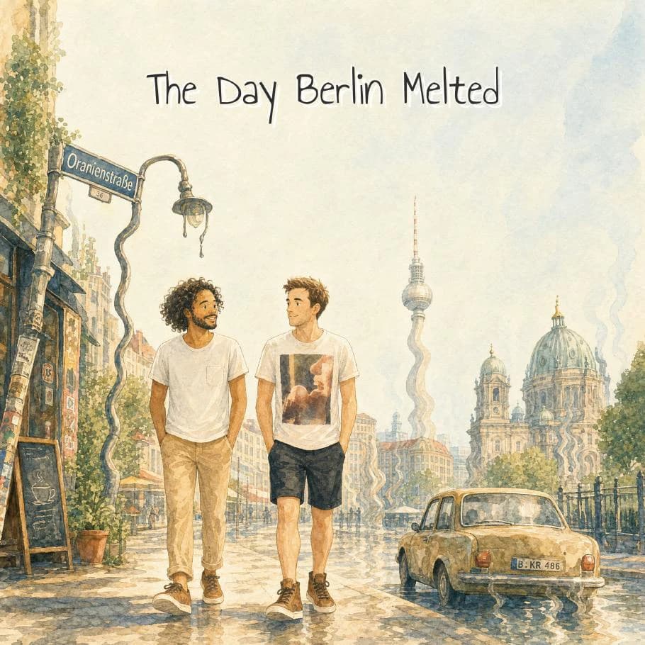 Cover of The Day Berlin Melted, an original DreamInk story