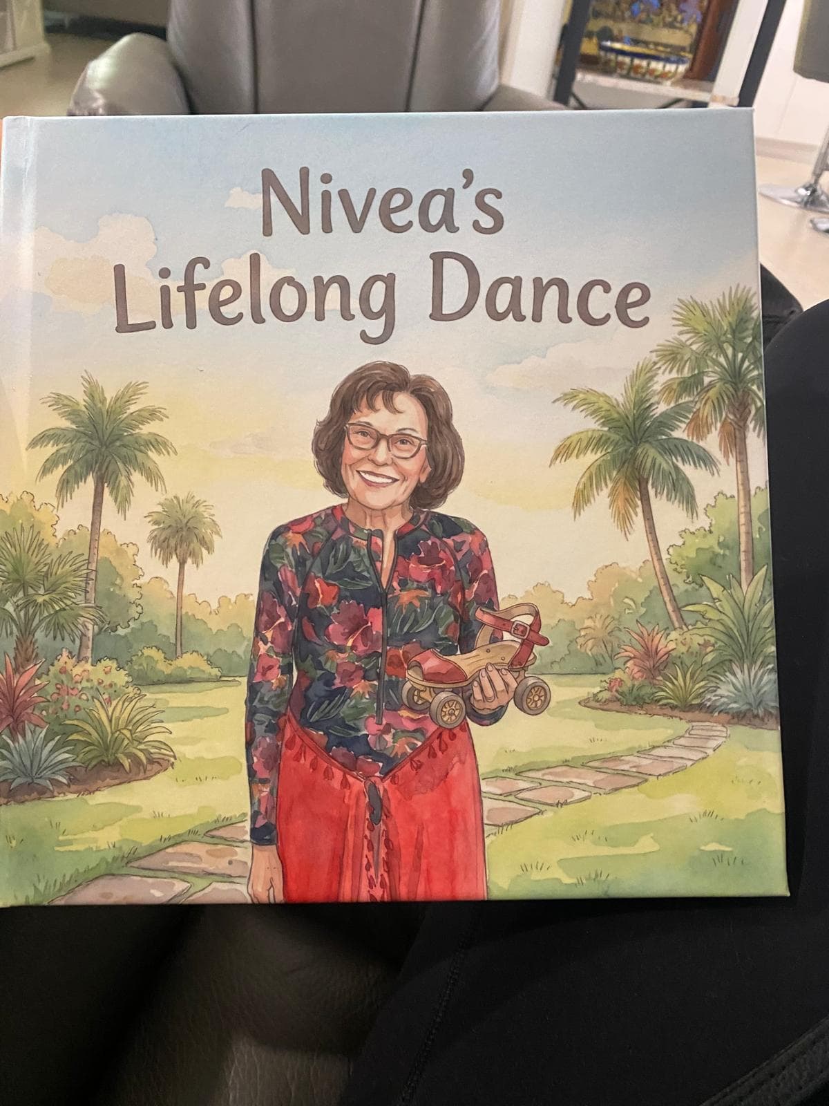 The real printed cover of Nivea’s Lifelong Dance, photographed at home