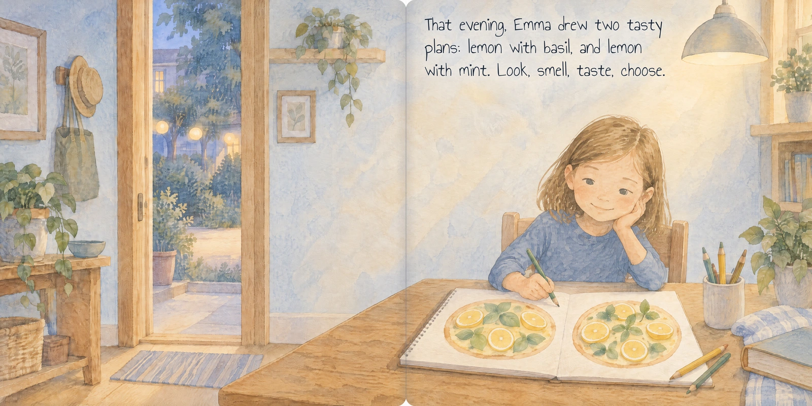 Emma and the Zingy Supper · Spread 12