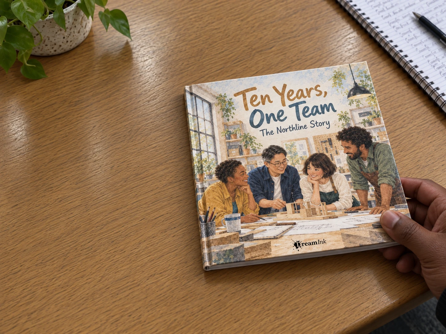 Example story for Northline: closed hardcover