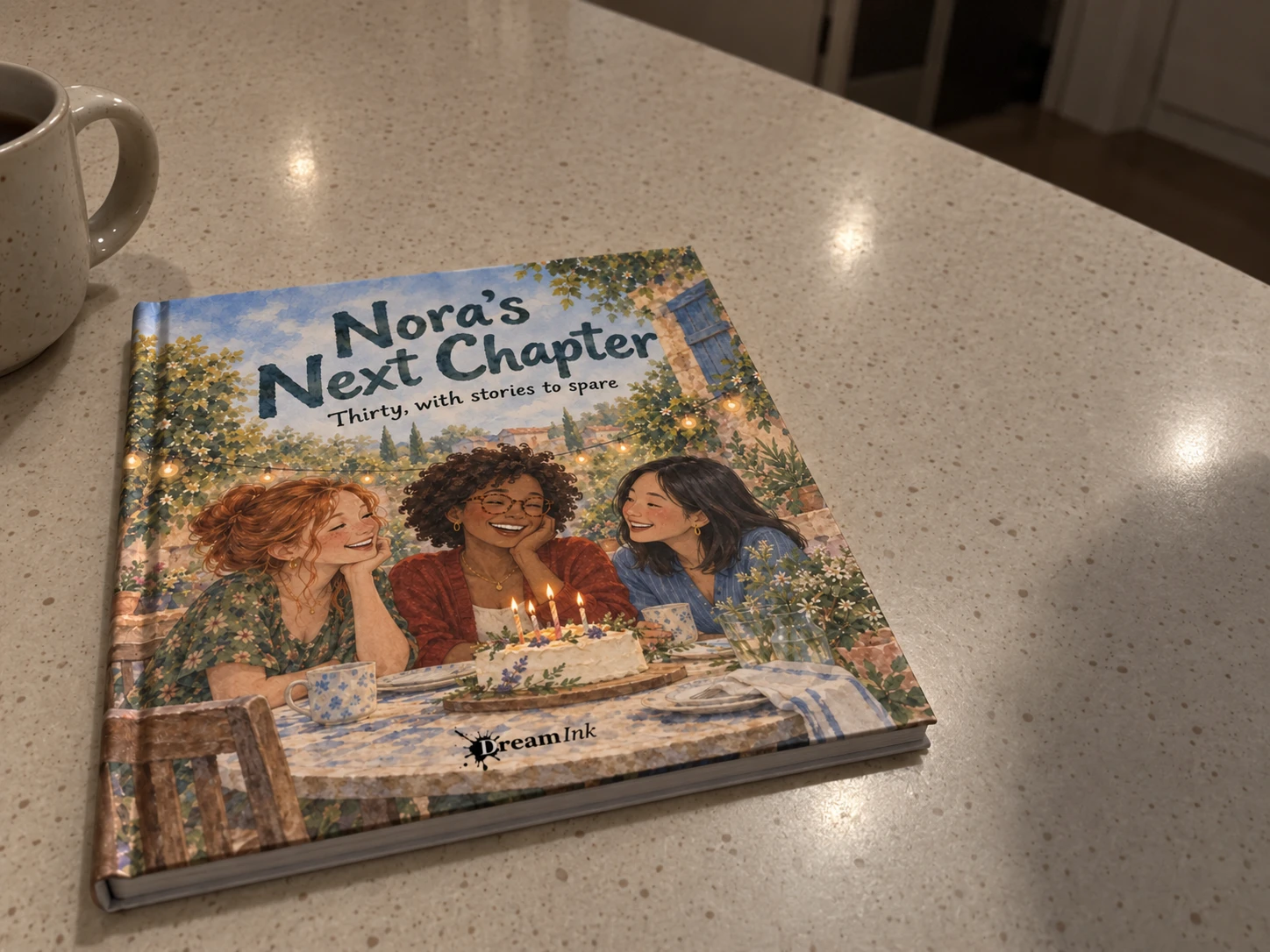 Example story for Nora: closed hardcover