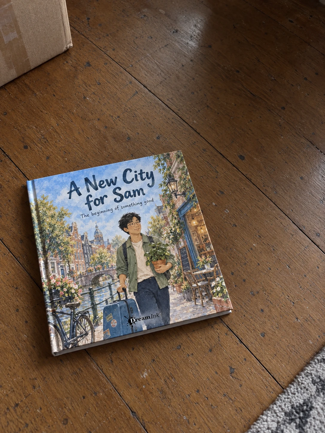 Example story for Sam: closed hardcover