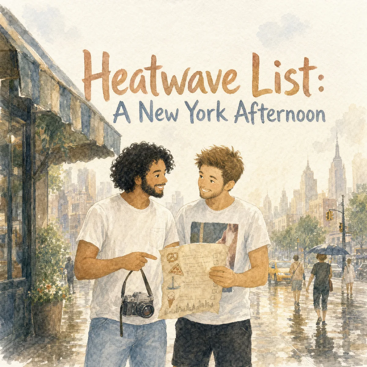 Cover of the CoCreate sample book Heatwave List: A New York Afternoon